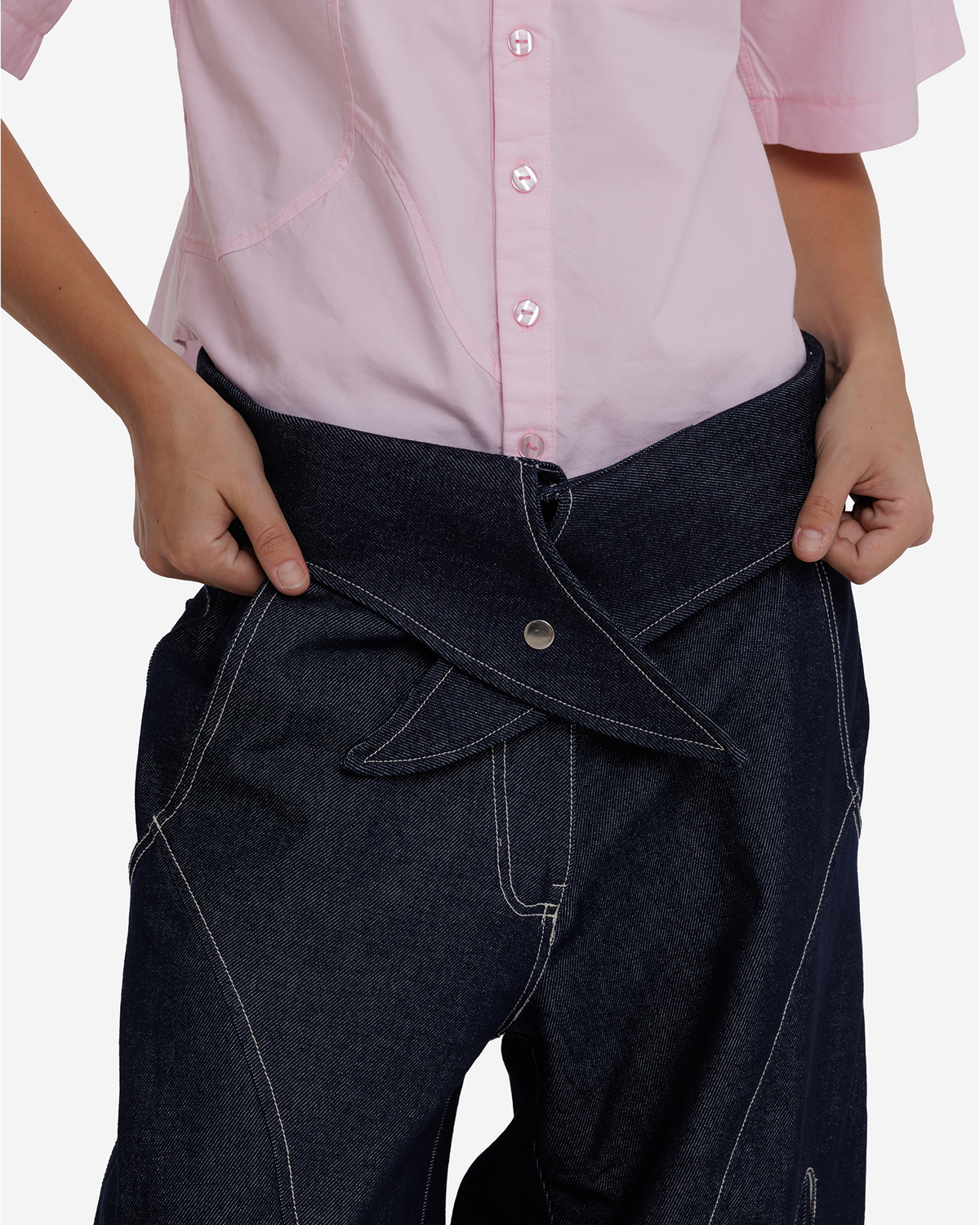 Denim Collar Belt