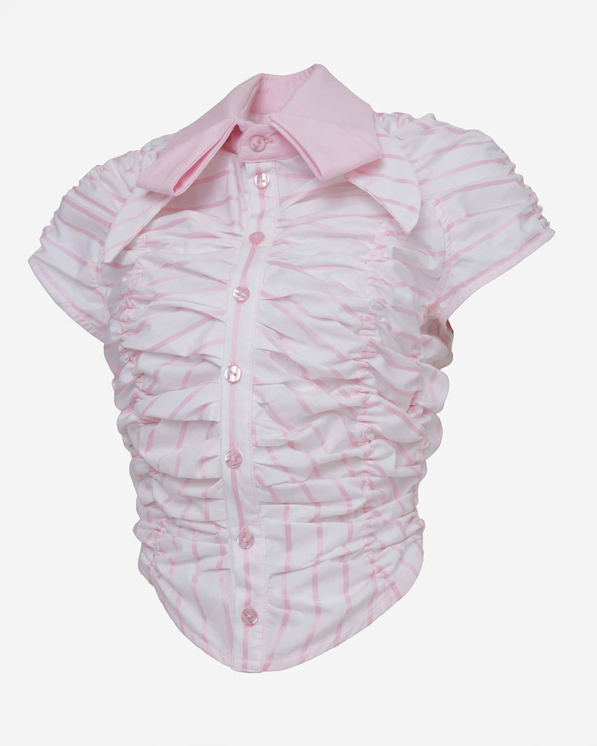 Elastic Double Colar Shirt “ASSYA”