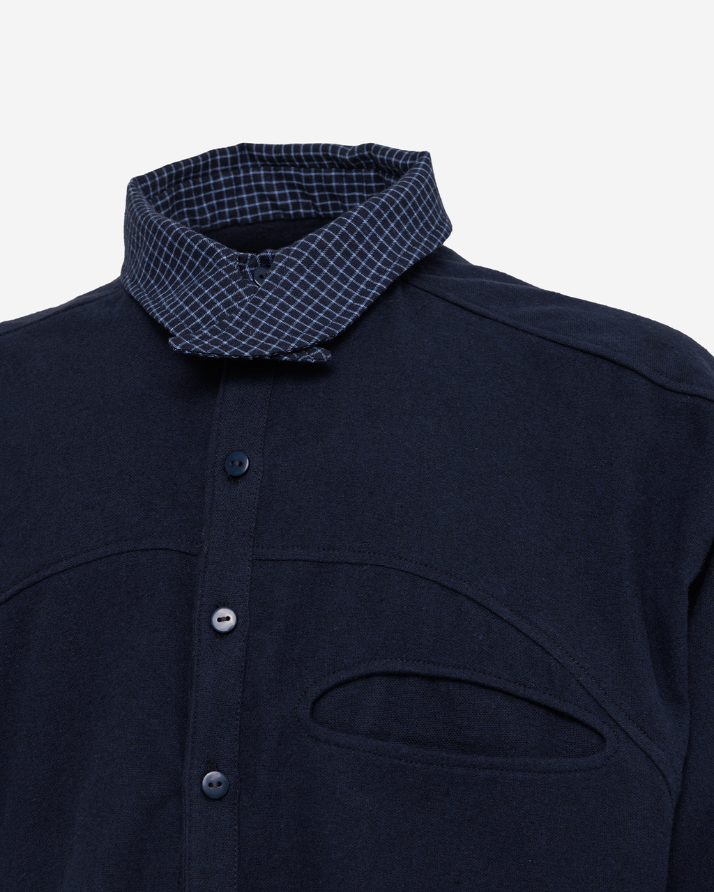 Woolen Long Sleeve Shirt "IISKY"