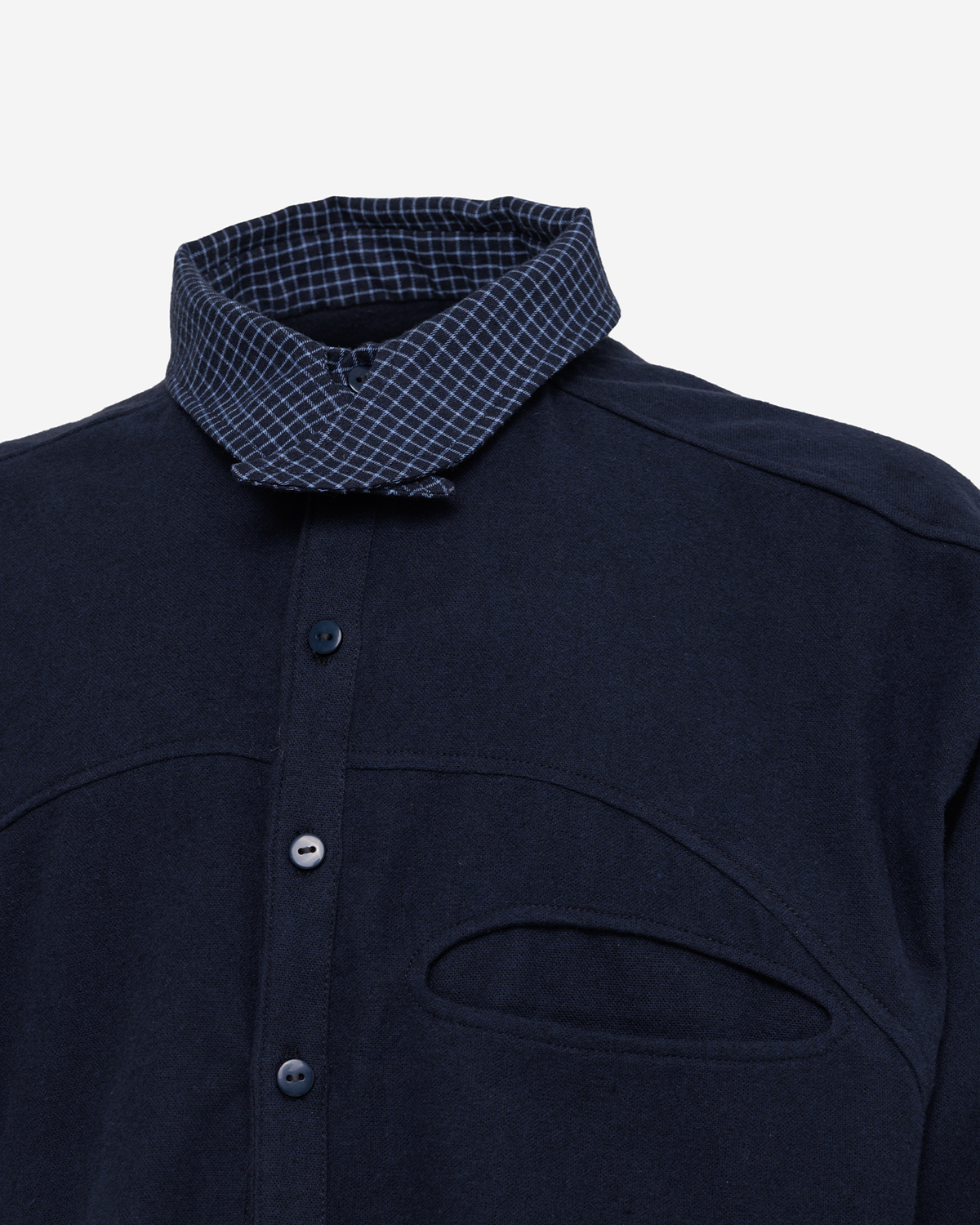 Woolen Long Sleeve Shirt "IISKY"